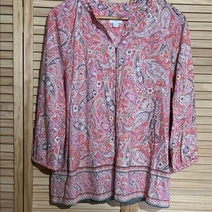 Paisley Bandanna print dress Top boho